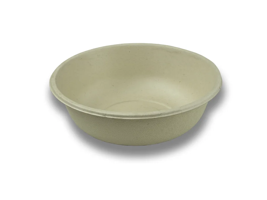 Salat-Schale aus Bagasse, 950 ml, Ø 18.5 cm